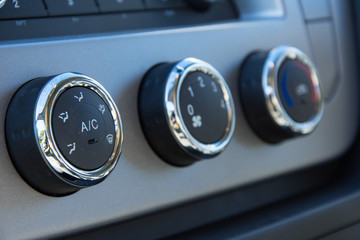 Climate control in a new car 