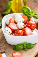 Tomato Mozzarella Salad with Basil