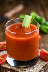 Fresh made Tomato Juice