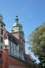 Fototapeta na wymiar Wawel Cathedral in Krakow Poland