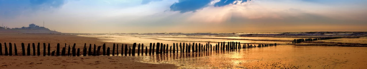 Foto auf Acrylglas Bunen Panorama am Strand © Blickfang