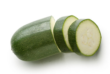 Pieces of zucchini