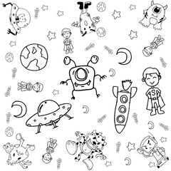 Doodle galaxy a funny