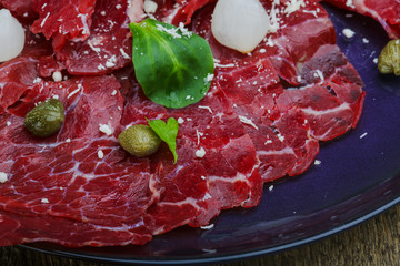 Beef carpaccio
