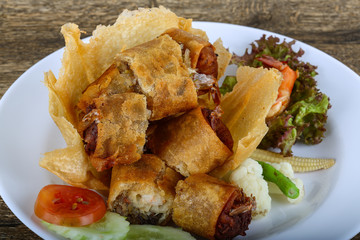 Fried spring rolls
