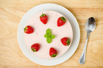 Strawberry cheesecake