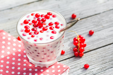 buttermilk fruit red currant table garden