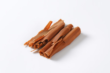 chocolate shavings