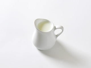 Jug of fresh milk