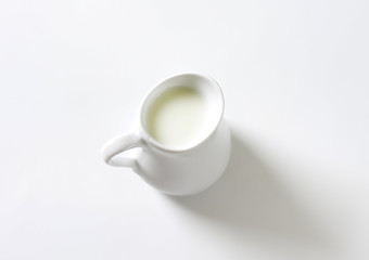 Jug of fresh milk