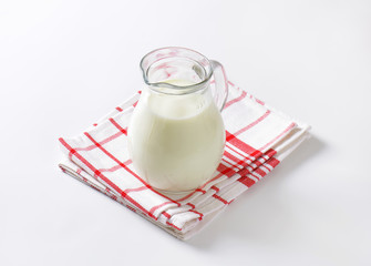 Jug of fresh milk