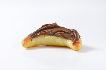 croissant with chocolate butter