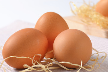 brown eggs