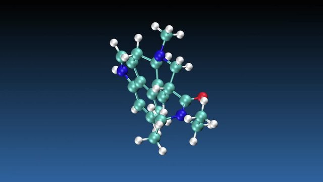 Hallucinogenic drug LSD animation