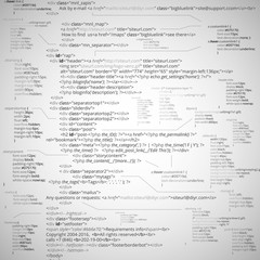 Obraz premium Html css listing