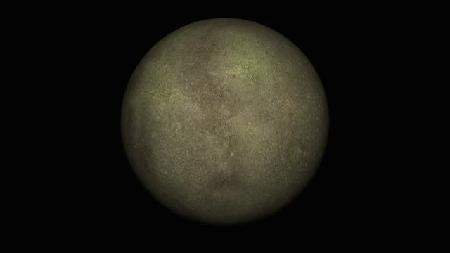 Planet Mercury animation