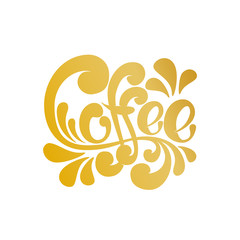 lettering take coffee