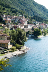 Fototapeta na wymiar Dervio Lake Como