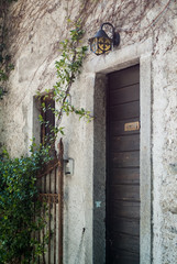 Fototapeta premium Gray Italian Facade