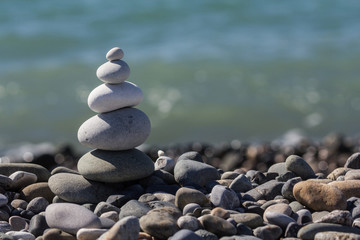 Zen Balancing Pebbles Stone Stack