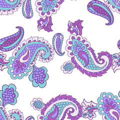 Seamless paisley pattern