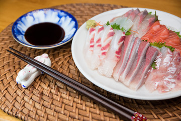 日本の刺し身