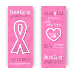 Breast Cancer Awareness Banners