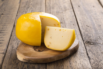 Fenugreek gauda herb cheese