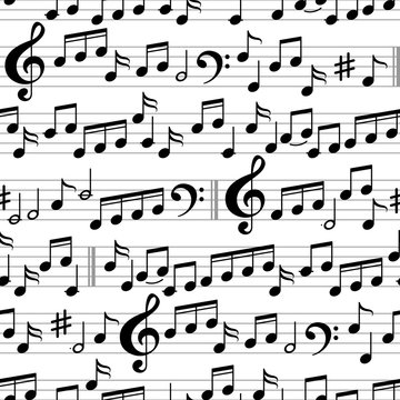 Music Seamless Pattern
