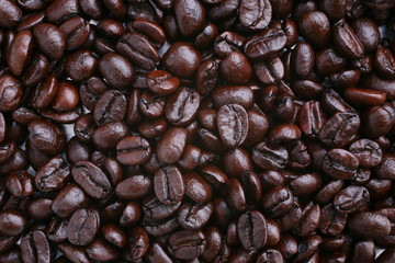 coffee beans  background 