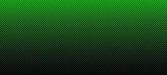 Basic halftone dots effect in black and green color. Halftone effect. Dot halftone. Black green halftone. Halftone background. Top to bottom.