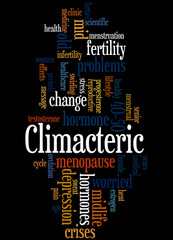 Climacteric, word cloud concept 5