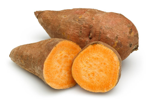 Sweet potato and half sweet potatoes