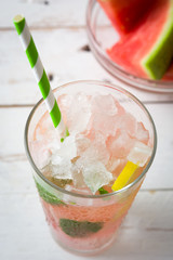 Fresh watermelon mojito
