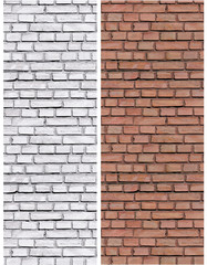  repeat old brickwork brown and white brick