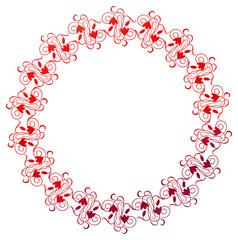 Beautiful raster gradient filled frame with snowdrops silhouettes. Elegant frame in blue colors for advertisements, flyer, web, wedding and other invitations or greeting cards.