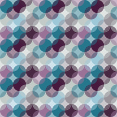 Colored circle seamless pattern