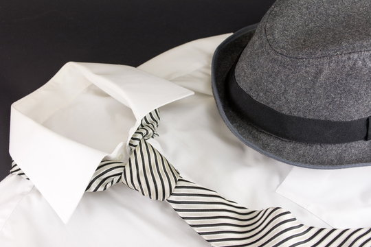 Hat tie and shirt