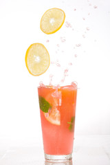 Splash of watermelon mojito
