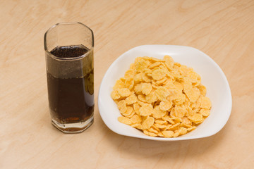 drink and cereal