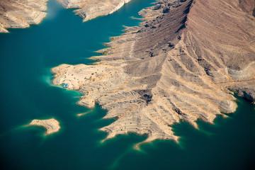 Aerial view of Lake Mead