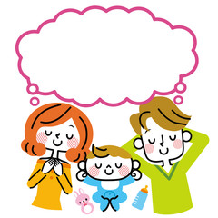 家族　吹き出し