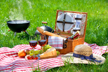 Picnic on a meadow