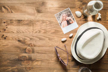 concept - summer vacation at sea