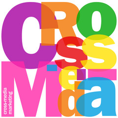 INFLUENCER MARKETING Vector Letters Collage