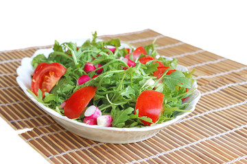 fresh green salad