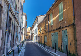 Fototapeta na wymiar Rue d'Aix en Provence