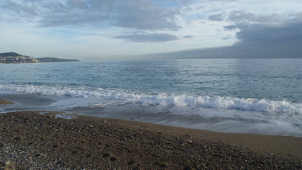 Sea and beach in Nice