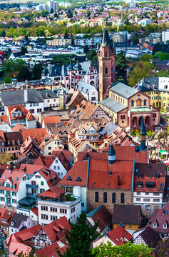 Malerische Altstadt Weinheim an der Bergstra&szlig;e 