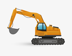 Under construction design. truck concept. repair icon